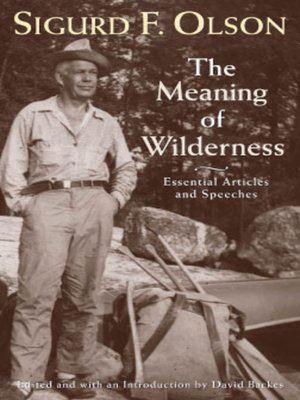 cover image of The Meaning of Wilderness